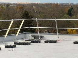 Dachgeländer, selbsttragend, roofgard-flex, geneigt