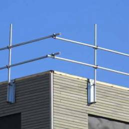 Temporäre Schutzgeländer